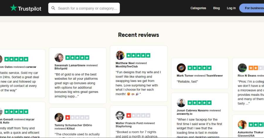 Trustpilot Reviews